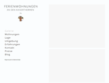 Tablet Screenshot of ferienwohnung-in-trier.de